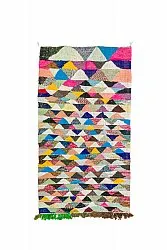 Marockansk Boucherouite-matta 125 x 225 cm