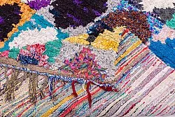 Marokkanischer Berber Teppich Boucherouite 210 x 130 cm