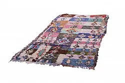 Marokkanischer Berber Teppich Boucherouite 275 x 145 cm