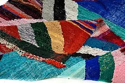 Marockansk Boucherouite-matta 135 x 275 cm