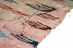 Tapis berbère marocain Boucherouite 135 x 245 cm