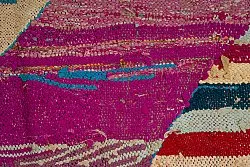 Tapis berbère marocain Boucherouite 135 x 245 cm