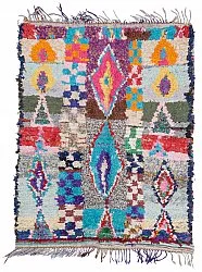 Marokkanischer Berber Teppich Boucherouite 195 x 150 cm