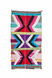 Marockansk Boucherouite-matta 140 x 255 cm