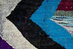 Tapis berbère marocain Boucherouite 140 x 255 cm