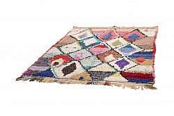 Marokkanischer Berber Teppich Boucherouite 195 x 165 cm