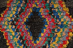 Marokkanischer Berber Teppich Boucherouite 285 x 120 cm