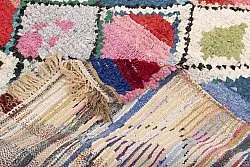 Marokkanischer Berber Teppich Boucherouite 195 x 165 cm