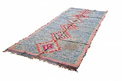 Marokkanischer Berber Teppich Boucherouite 125 x 340 cm
