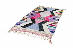 Tapis berbère marocain Boucherouite 130 x 225 cm