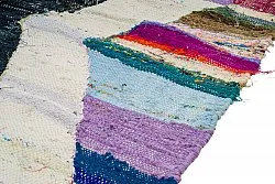 Tapis berbère marocain Boucherouite 130 x 225 cm