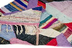 Tapis berbère marocain Boucherouite 130 x 225 cm