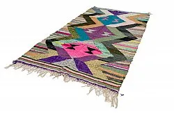 Tapis berbère marocain Boucherouite 145 x 260 cm