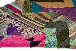 Tapis berbère marocain Boucherouite 145 x 260 cm