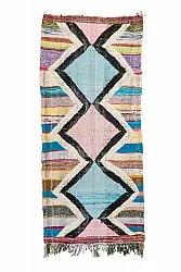 Marockansk Boucherouite-matta 120 x 275 cm