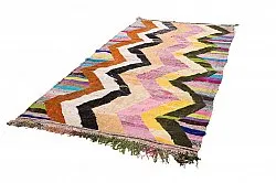 Tapis berbère marocain Boucherouite 145 x 290 cm