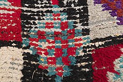 Marokkanischer Berber Teppich Boucherouite 200 x 85 cm