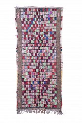 Marokkanische Berber Teppich Boucherouite 285 x 125 cm