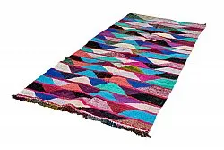 Tapis berbère marocain Boucherouite 125 x 260 cm