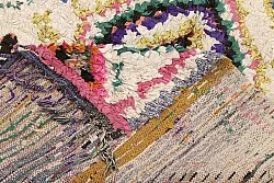 Marokkanischer Berber Teppich Boucherouite 210 x 125 cm