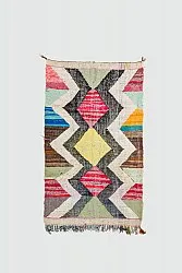 Marockansk Boucherouite-matta 135 x 230 cm