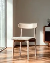 Stuhl - Ystad (weißeiche/beige) - 2 Stck.