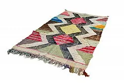 Marockansk Boucherouite-matta 135 x 230 cm