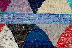 Marockansk Boucherouite-matta 135 x 265 cm