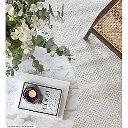 Hochflorteppiche - Pandora (weiß)