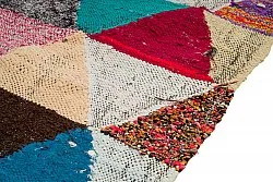 Marockansk Boucherouite-matta 130 x 280 cm