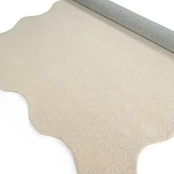 Gewellter Wollteppich - Diu Hand Tufted Wool Premium (creme)