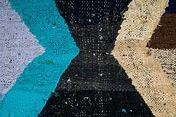 Marockansk Boucherouite-matta 155 x 250 cm