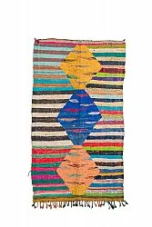 Marockansk Boucherouite-matta 135 x 230 cm