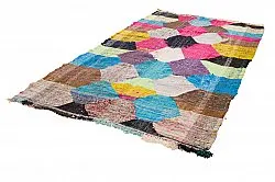 Tapis berbère marocain Boucherouite 150 x 285 cm