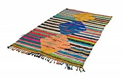 Marockansk Boucherouite-matta 135 x 230 cm