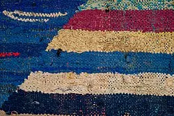 Marockansk Boucherouite-matta 135 x 230 cm