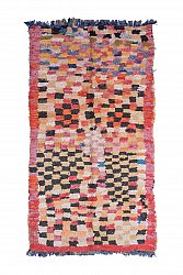 Marokkanische Berber Teppich Boucherouite 280 x 145 cm