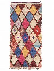 Tapis Marocain Berbère Boucherouite 210 x 95 cm
