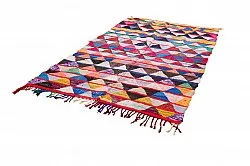 Tapis berbère marocain Boucherouite 145 x 240 cm