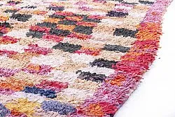 Marokkanische Berber Teppich Boucherouite 280 x 145 cm
