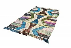 Tapis berbère marocain Boucherouite 140 x 250 cm
