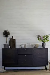 Meuble TV / Commode - Prime (noyer/laiton)