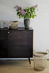 Meuble TV / Commode - Prime (noyer/laiton)