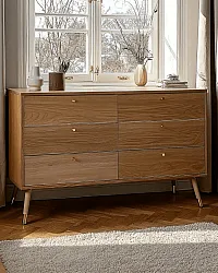 Commode - Prime - 6 lådor (chêne)