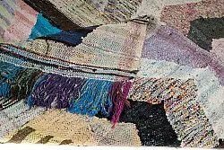 Tapis berbère marocain Boucherouite 155 x 305 cm