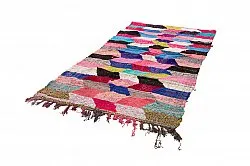 Marokkanischer Berber Teppich Boucherouite 150 x 305 cm
