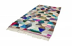 Tapis berbère marocain Boucherouite 150 x 305 cm