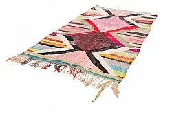 Marokkanischer Berber Teppich Boucherouite 135 x 245 cm