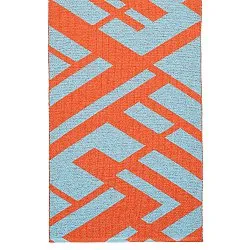 Kunststoffteppiche - Horredsmattan Uma (orange)