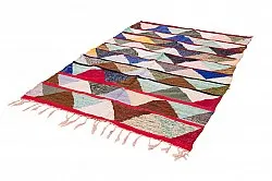 Marokkanischer Berber Teppich Boucherouite 145 x 220 cm